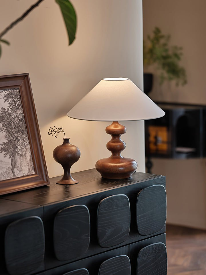 Handcrafted Gourd-Shaped Table Lamp