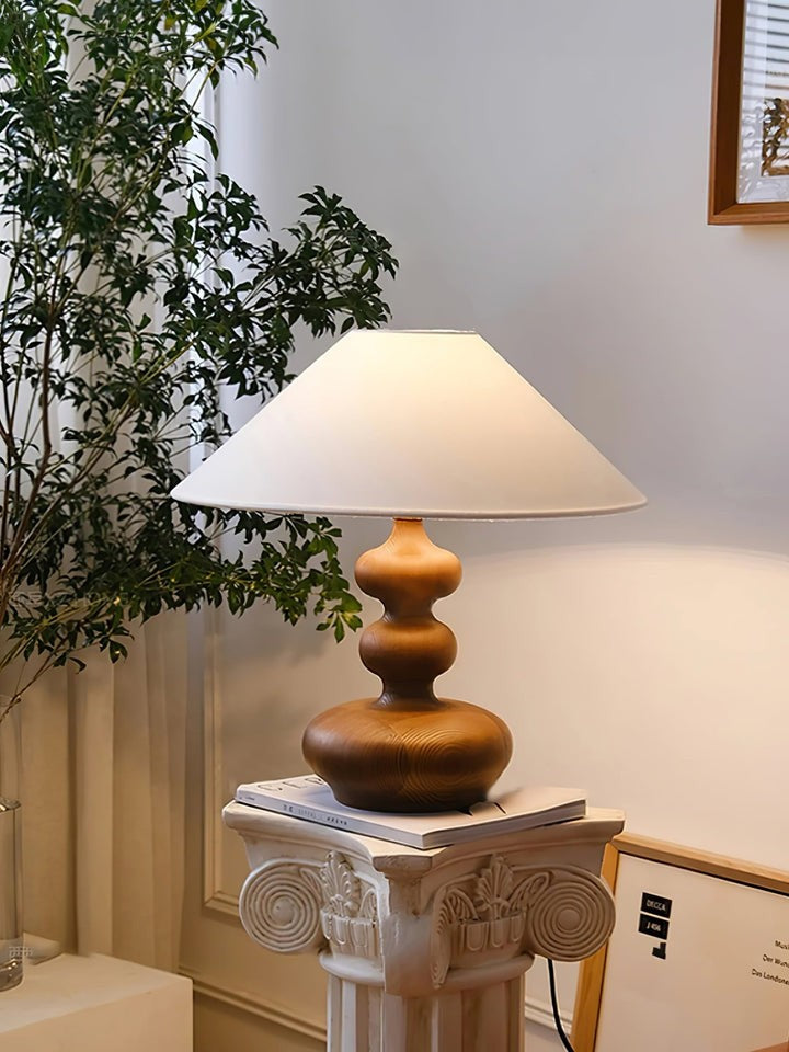 Handcrafted Gourd-Shaped Table Lamp