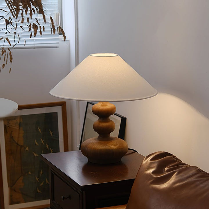 Handcrafted Gourd-Shaped Table Lamp