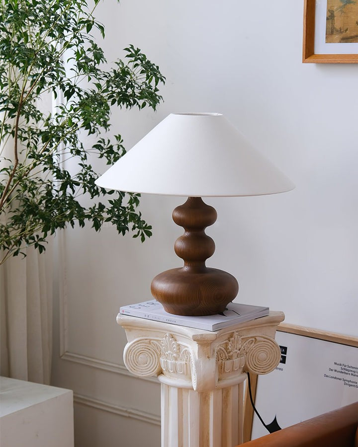 Handcrafted Gourd-Shaped Table Lamp