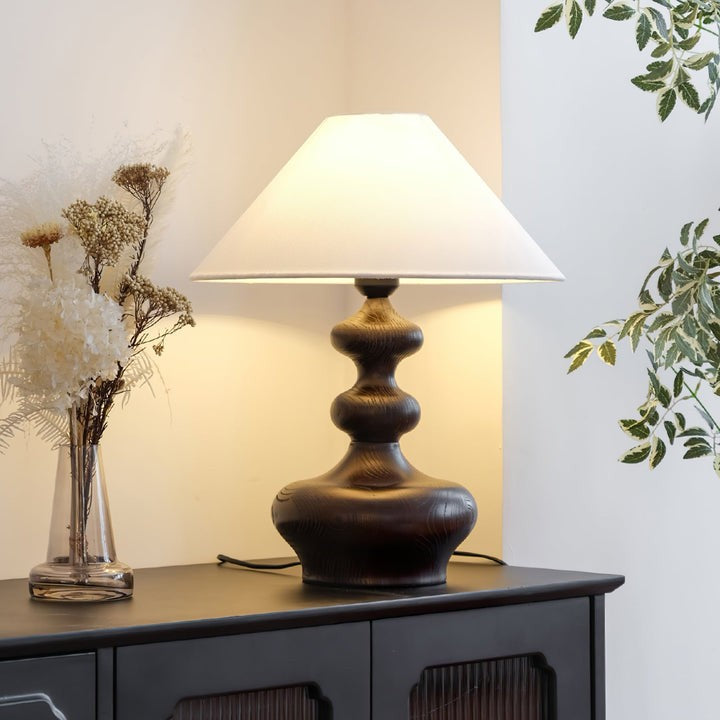 Handcrafted Gourd-Shaped Table Lamp