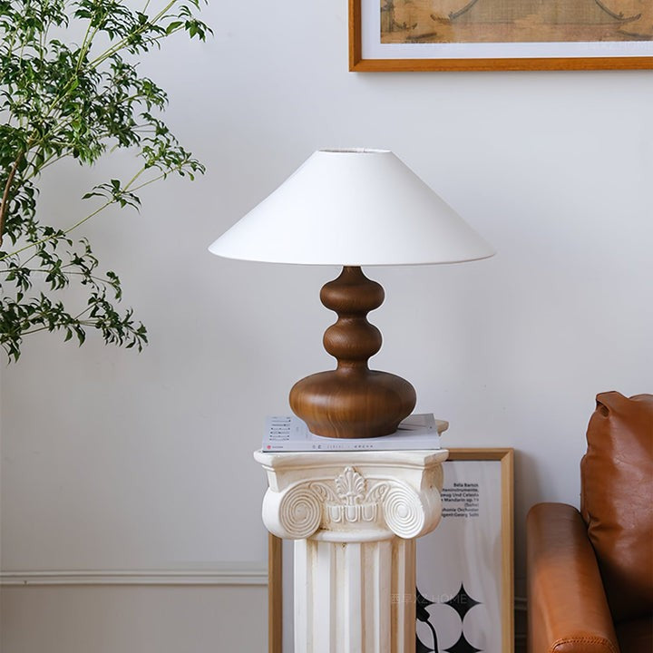 Handcrafted Gourd-Shaped Table Lamp