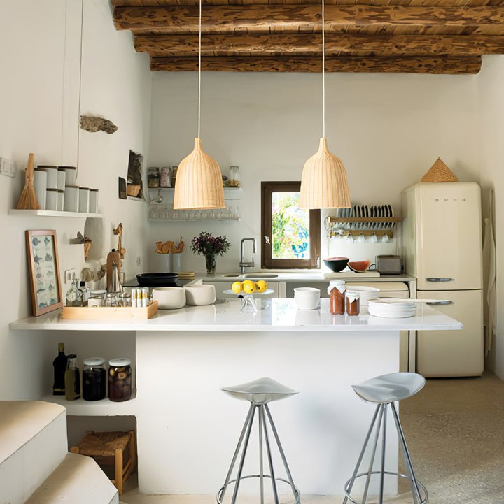 Handcrafted Rattan Pendant Ceiling Light