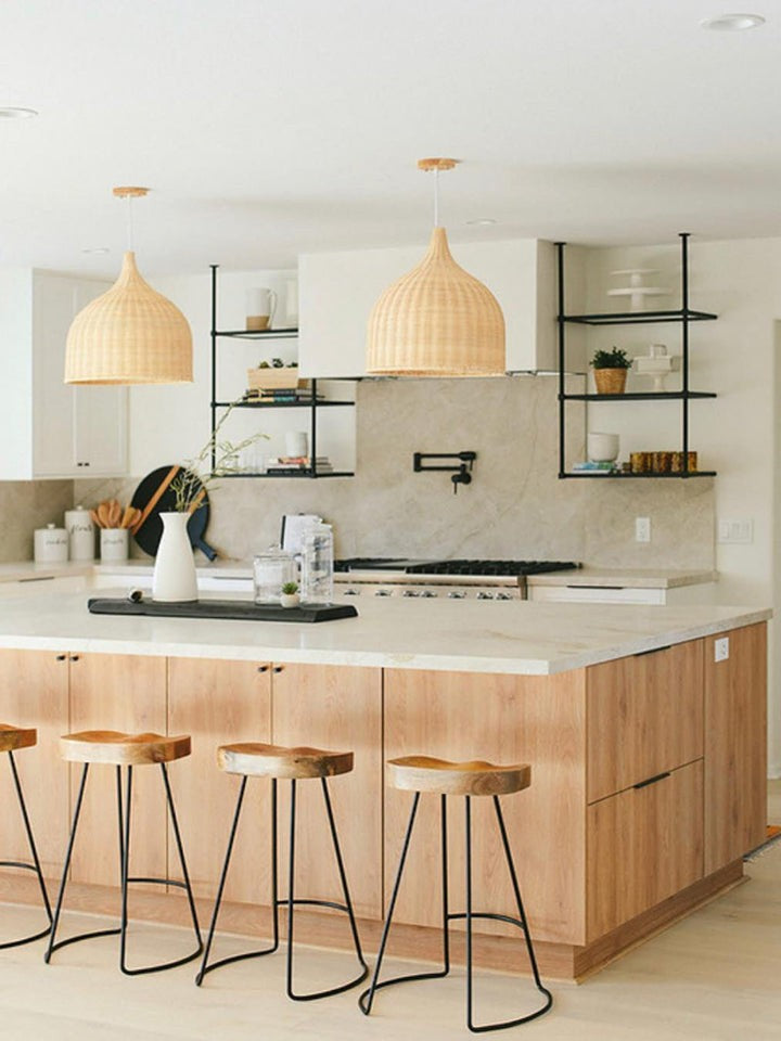 Handcrafted Rattan Pendant Ceiling Light