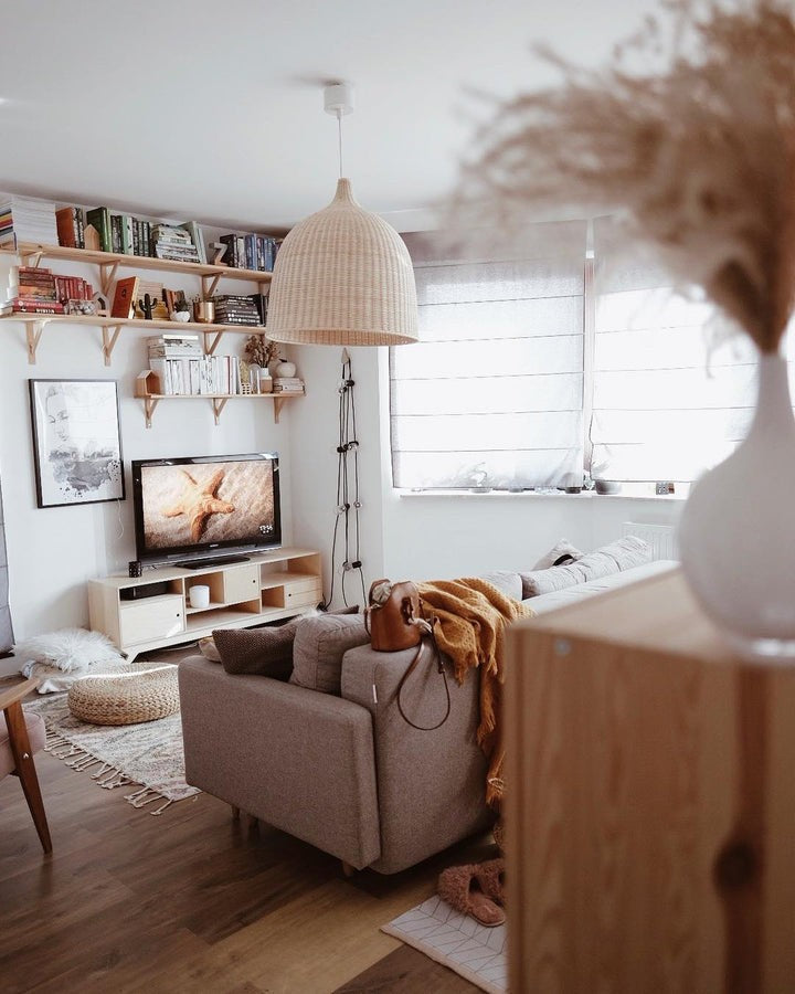 Handcrafted Rattan Pendant Ceiling Light