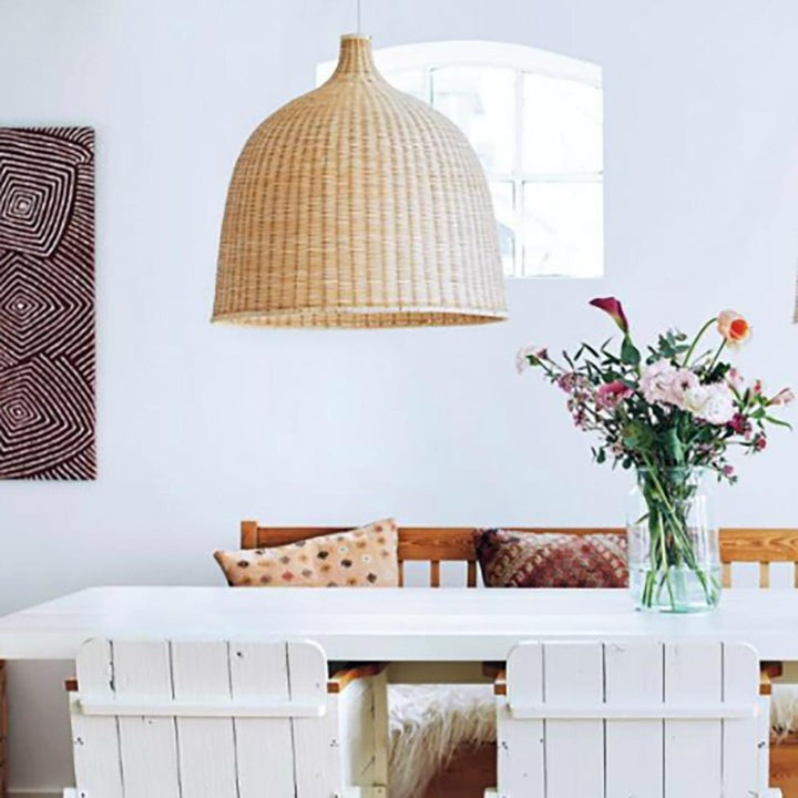 Handcrafted Rattan Pendant Ceiling Light