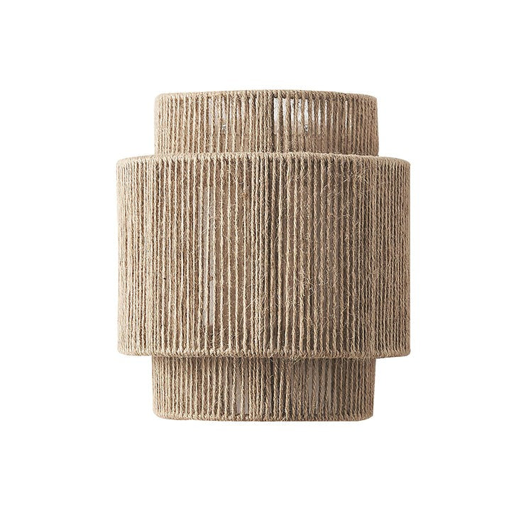Handwoven Hemp Rope Wall Sconce
