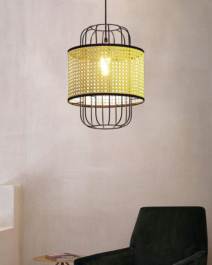 Handwoven Rattan Ceiling Pendant Light