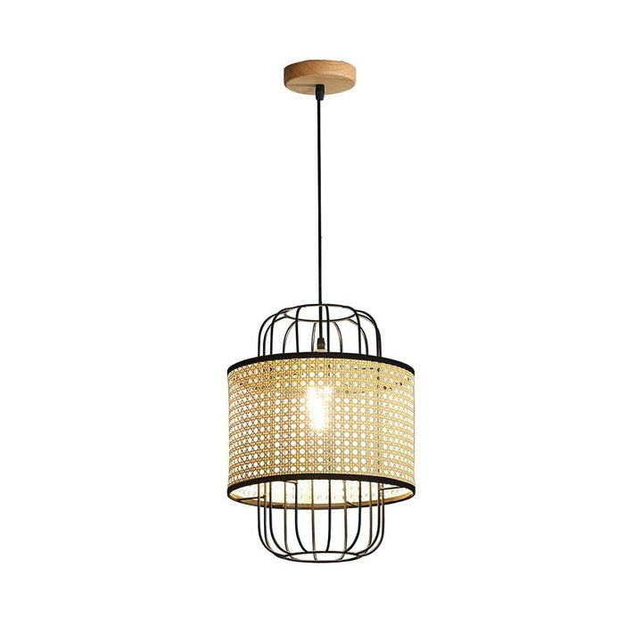 Handwoven Rattan Ceiling Pendant Light