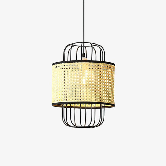 Handwoven Rattan Ceiling Pendant Light
