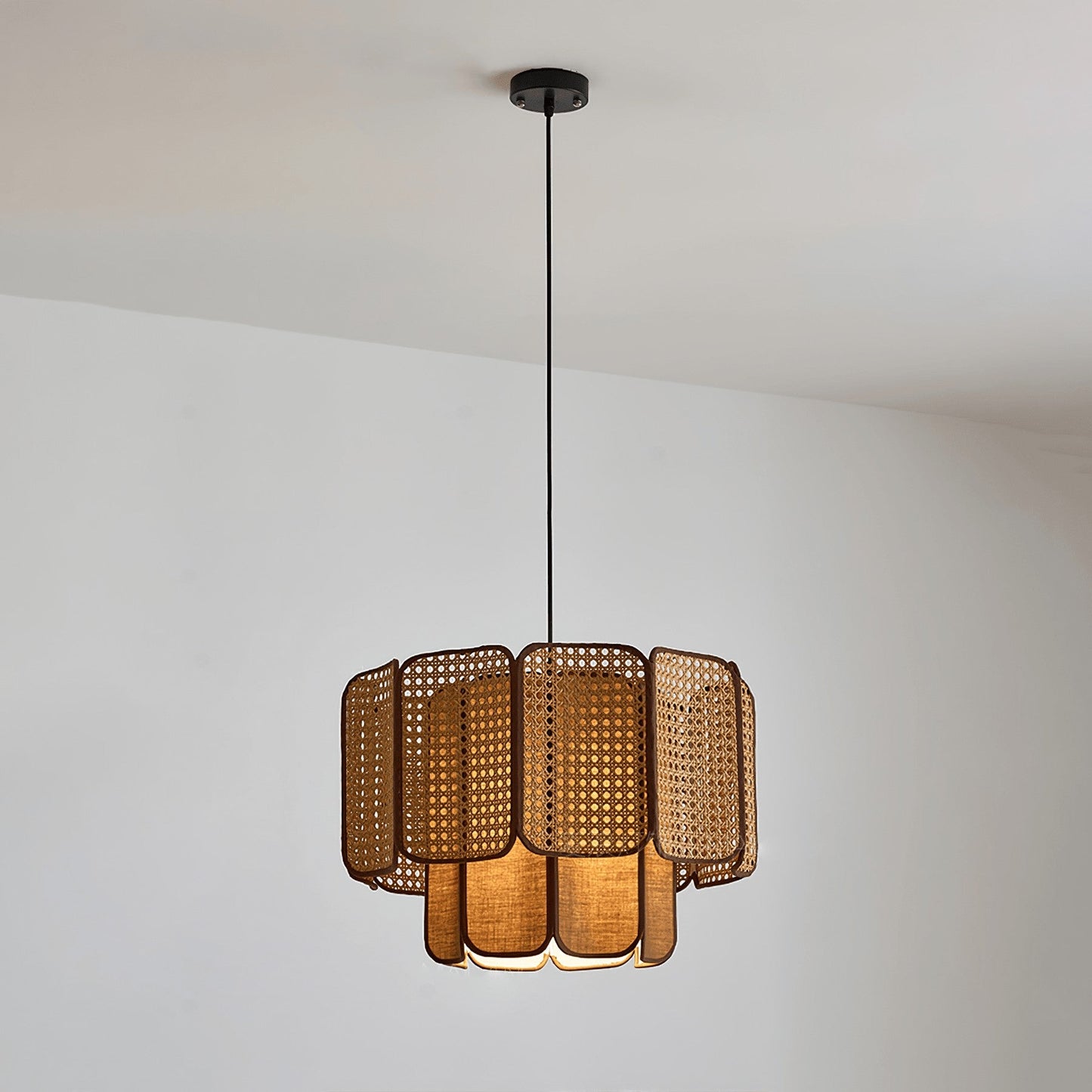 Handwoven Rattan Pendant Lamp