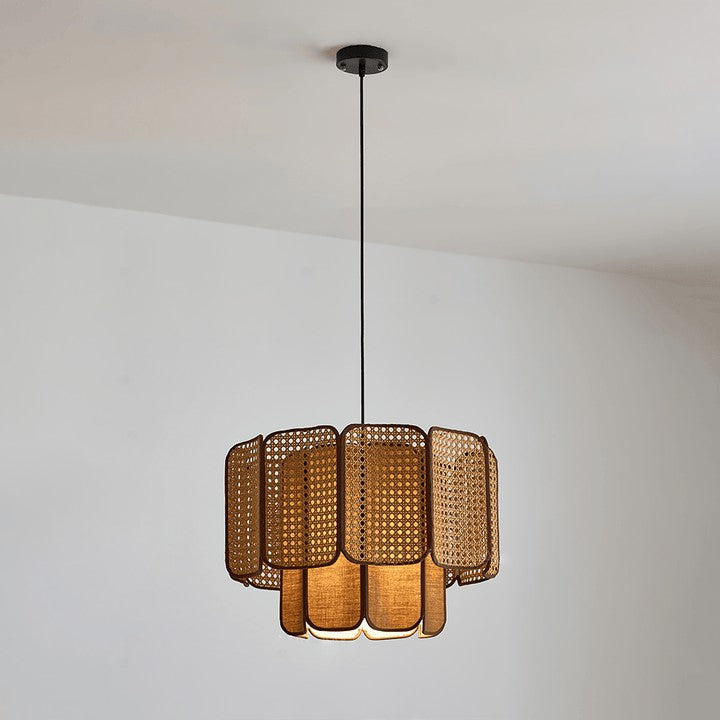 Handwoven Rattan Pendant Lamp