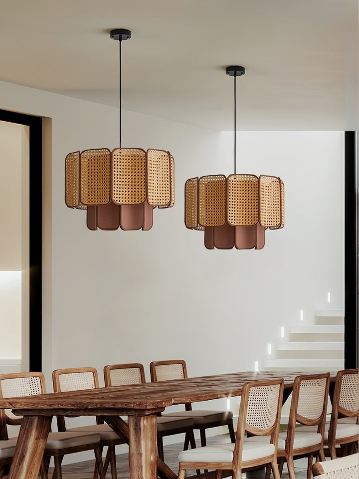 Handwoven Rattan Pendant Lamp