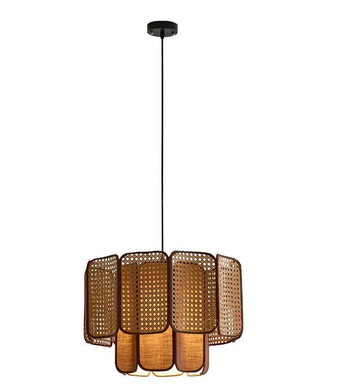 Handwoven Rattan Pendant Lamp