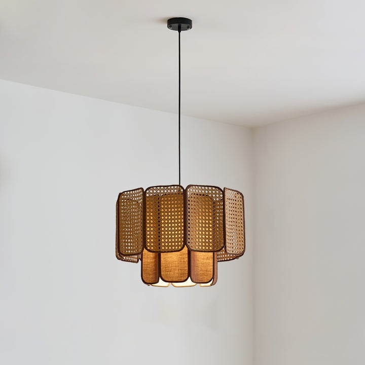 Handwoven Rattan Pendant Lamp