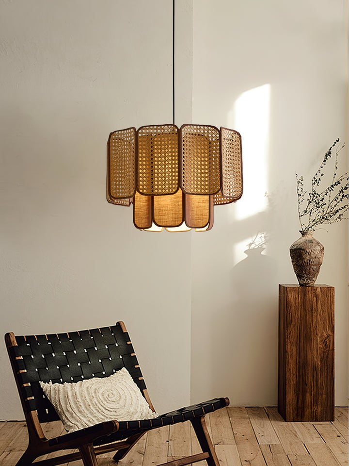 Handwoven Rattan Pendant Lamp