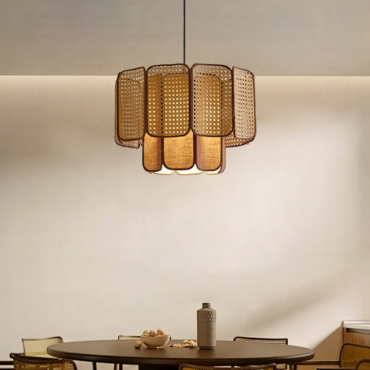 Handwoven Rattan Pendant Lamp