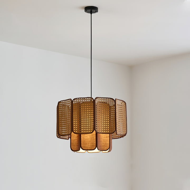 Handwoven Rattan Pendant Lamp