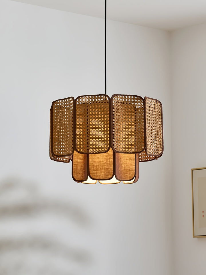 Handwoven Rattan Pendant Lamp