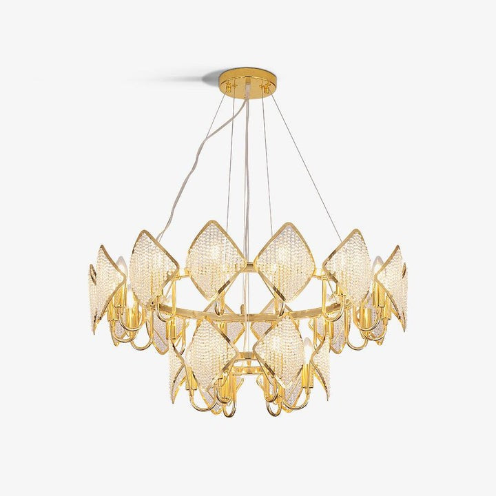 Holly Multi-Light Crystal Ring Chandelier