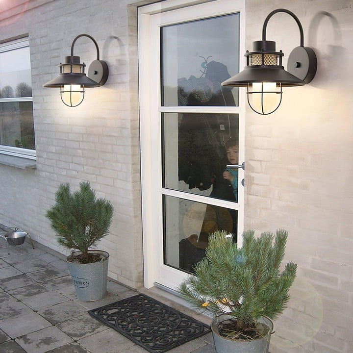 Industrial LED Outdoor Wall Sconce - IP65 Waterproof