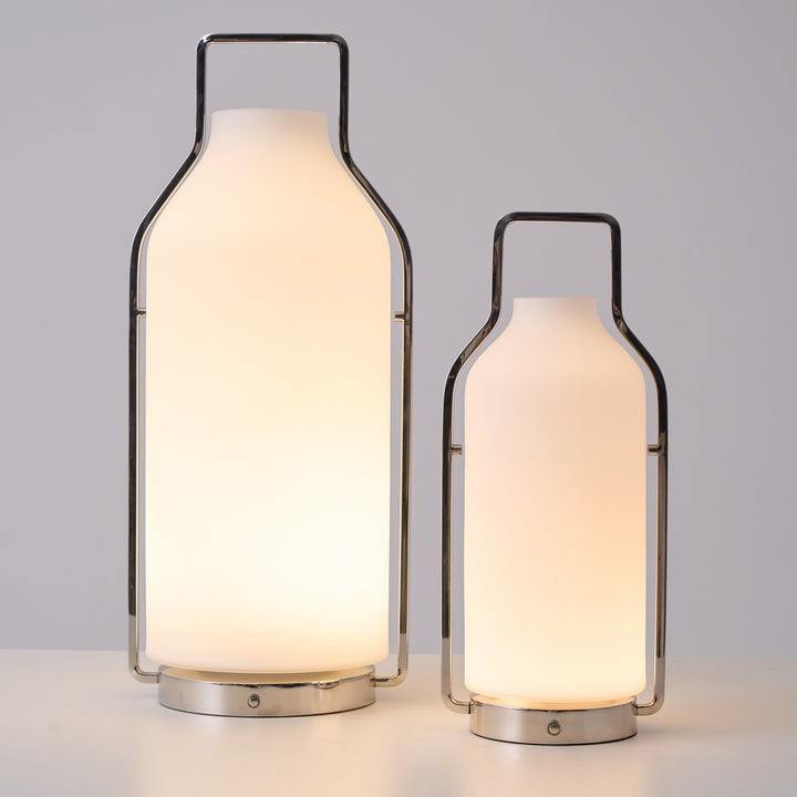 Lantern-Inspired LED Table Lamp