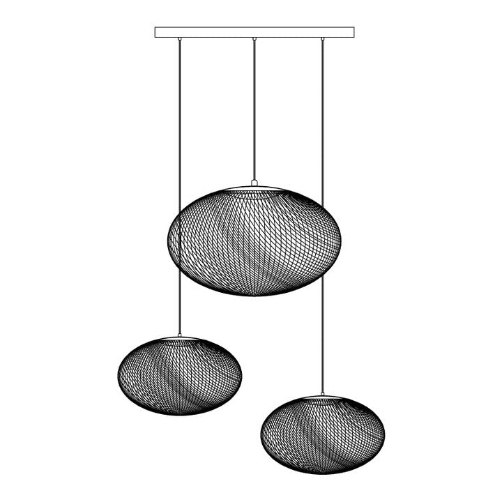 Lattice Metal Mesh Pendant Light