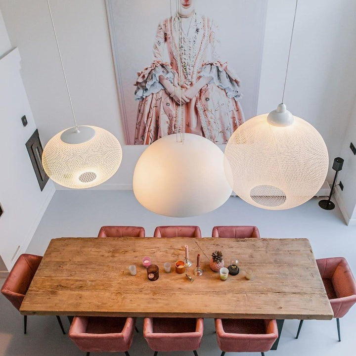 Lattice Metal Mesh Pendant Light