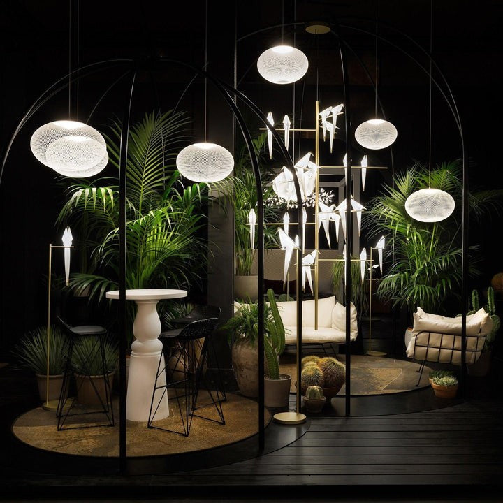 Lattice Metal Mesh Pendant Light