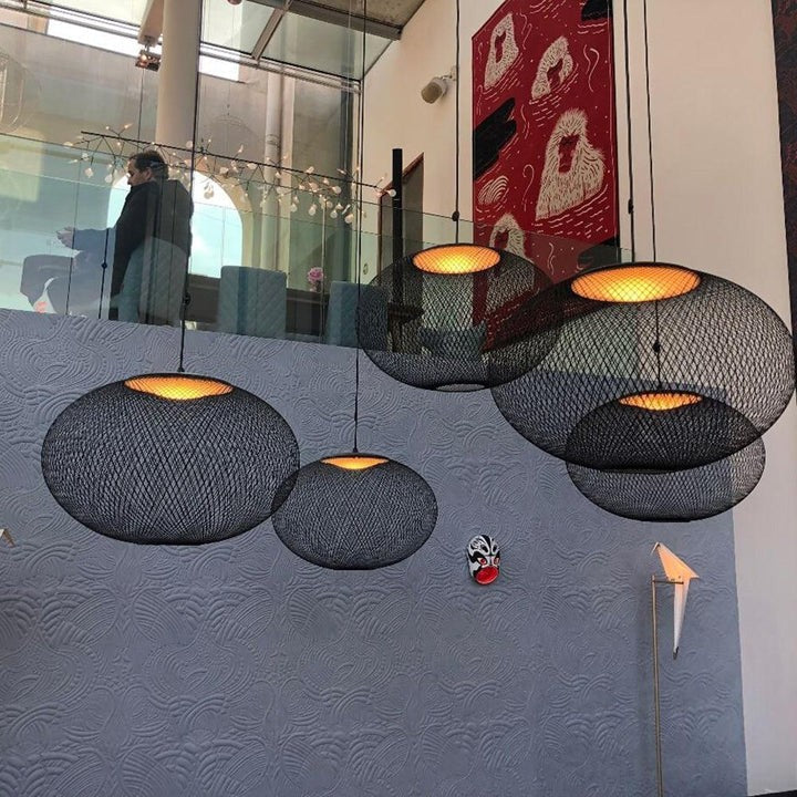 Lattice Metal Mesh Pendant Light