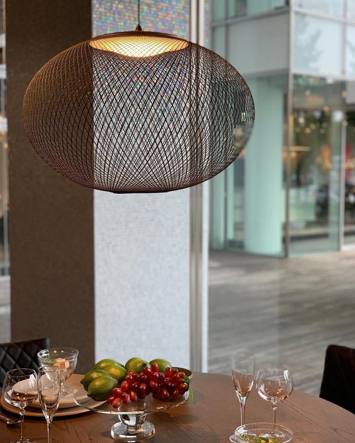 Lattice Metal Mesh Pendant Light
