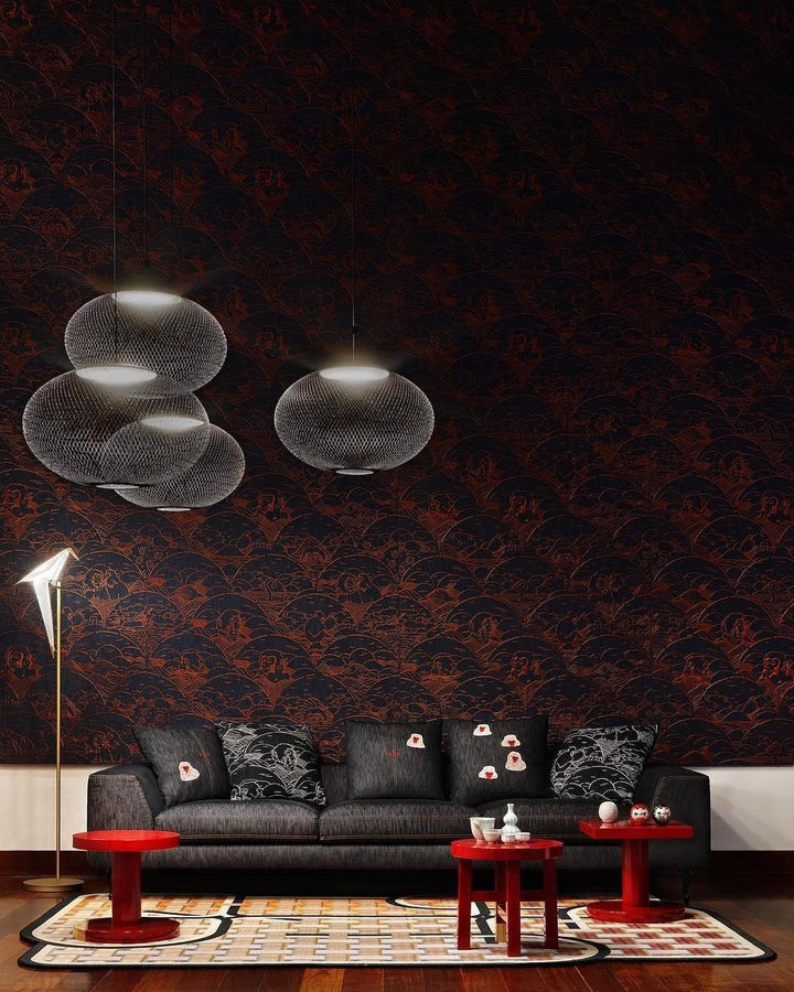 Lattice Metal Mesh Pendant Light