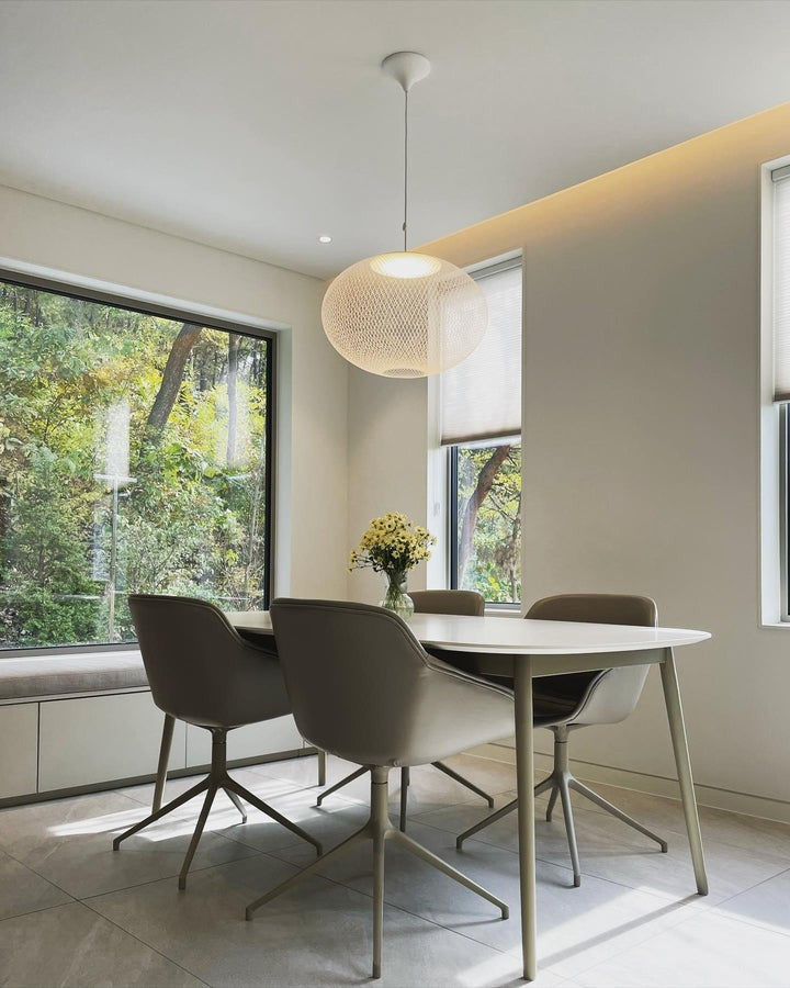 Lattice Metal Mesh Pendant Light