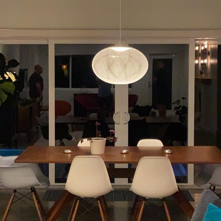 Lattice Metal Mesh Pendant Light