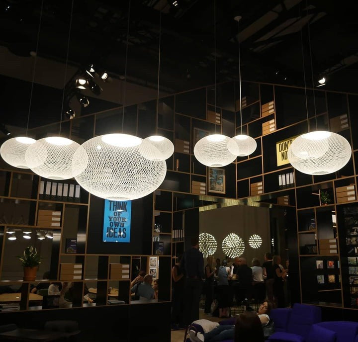 Lattice Metal Mesh Pendant Light