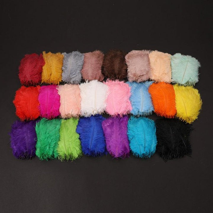 Luxury Ostrich Feather Chandelier Lighting Fixture