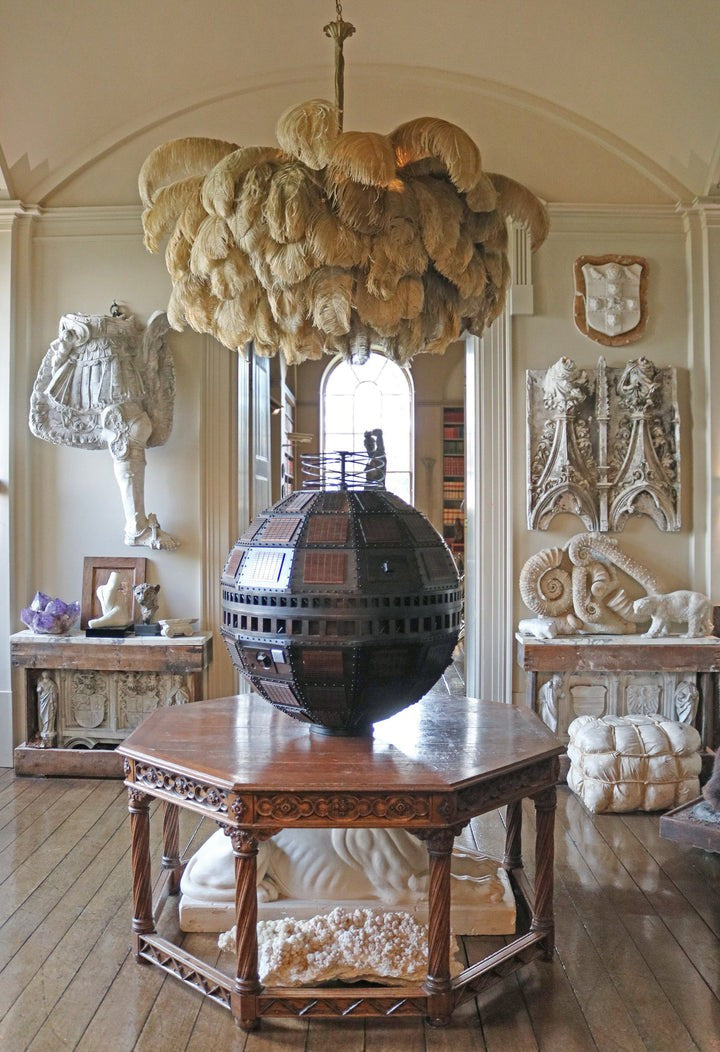 Luxury Ostrich Feather Chandelier Lighting Fixture