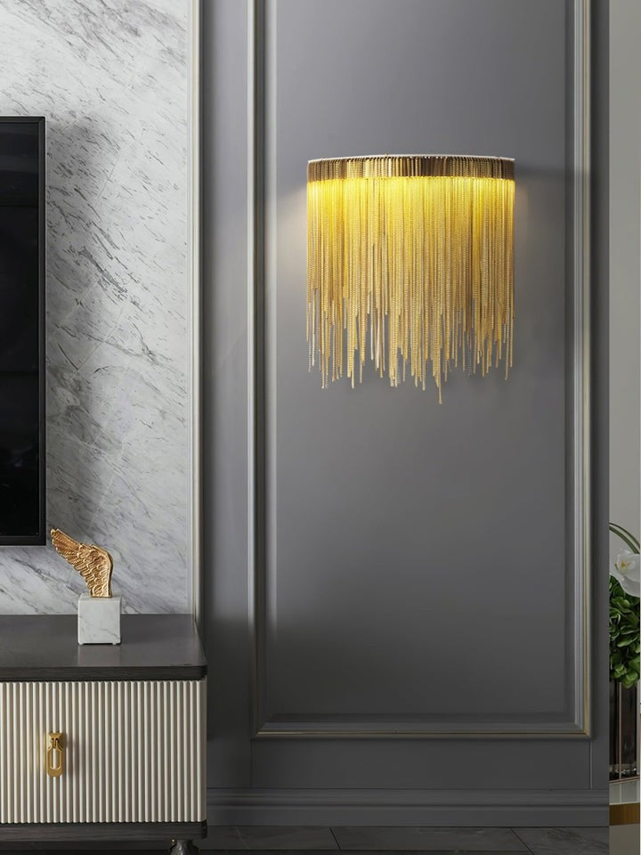 Luxury Tassel Chain LED Wall Lamp