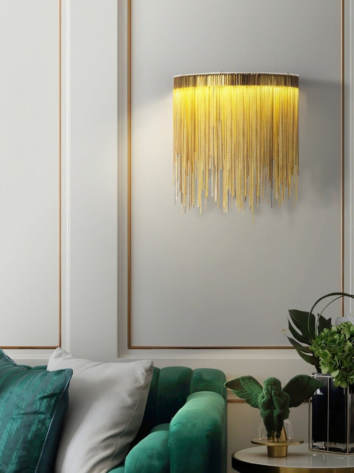 Luxury Tassel Chain LED Wall Lamp