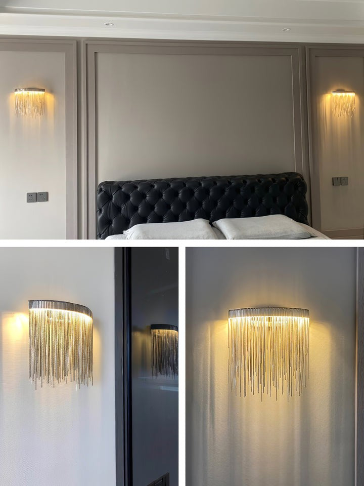 Luxury Tassel Chain LED Wall Lamp