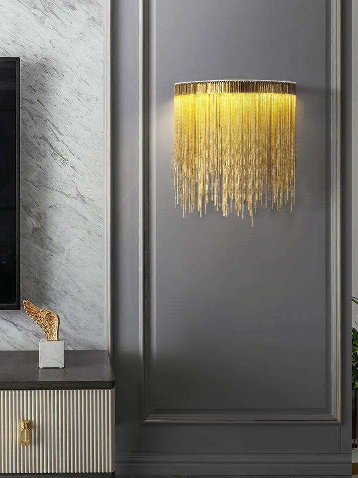 Luxury Tassel Chain LED Wall Lamp
