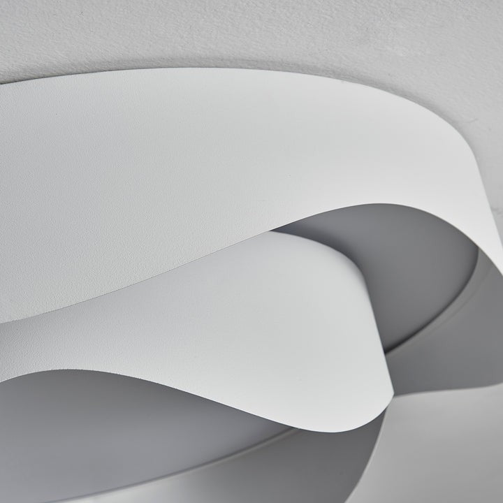Minimalist White LED Flush Mount Ceiling Light