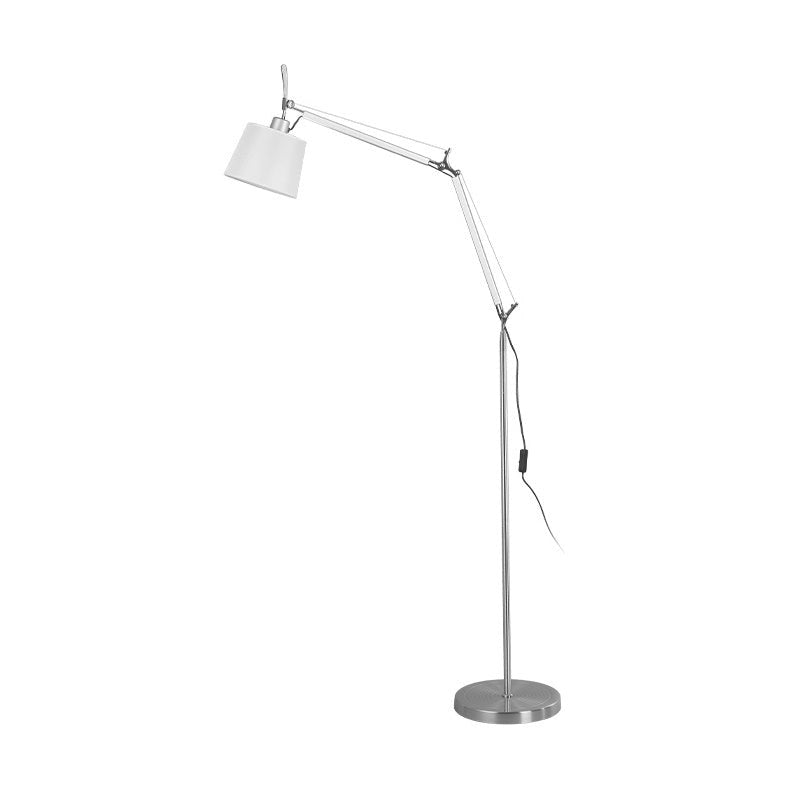 Modern Adjustable Metal & Fabric LED Floor Lamp