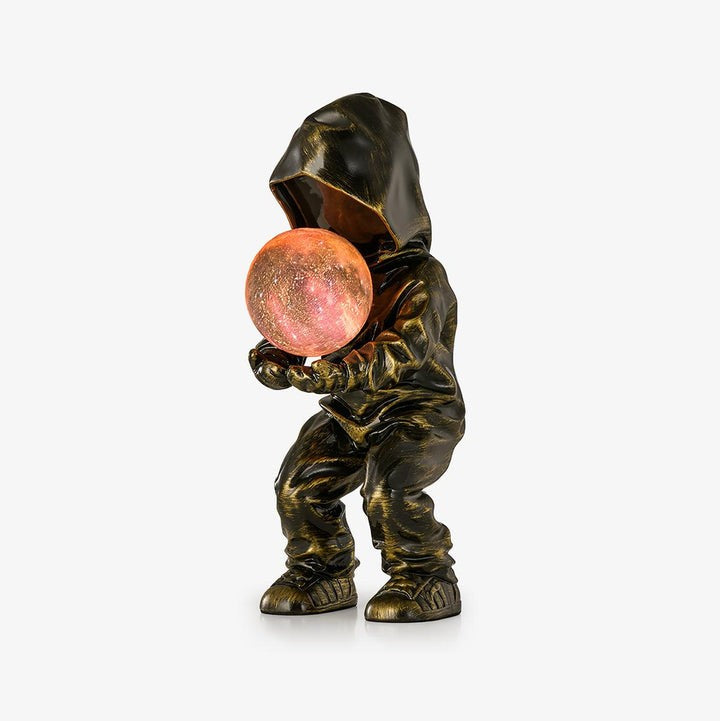 Modern Adjustable Table Lamp with LED & Edison Bulb