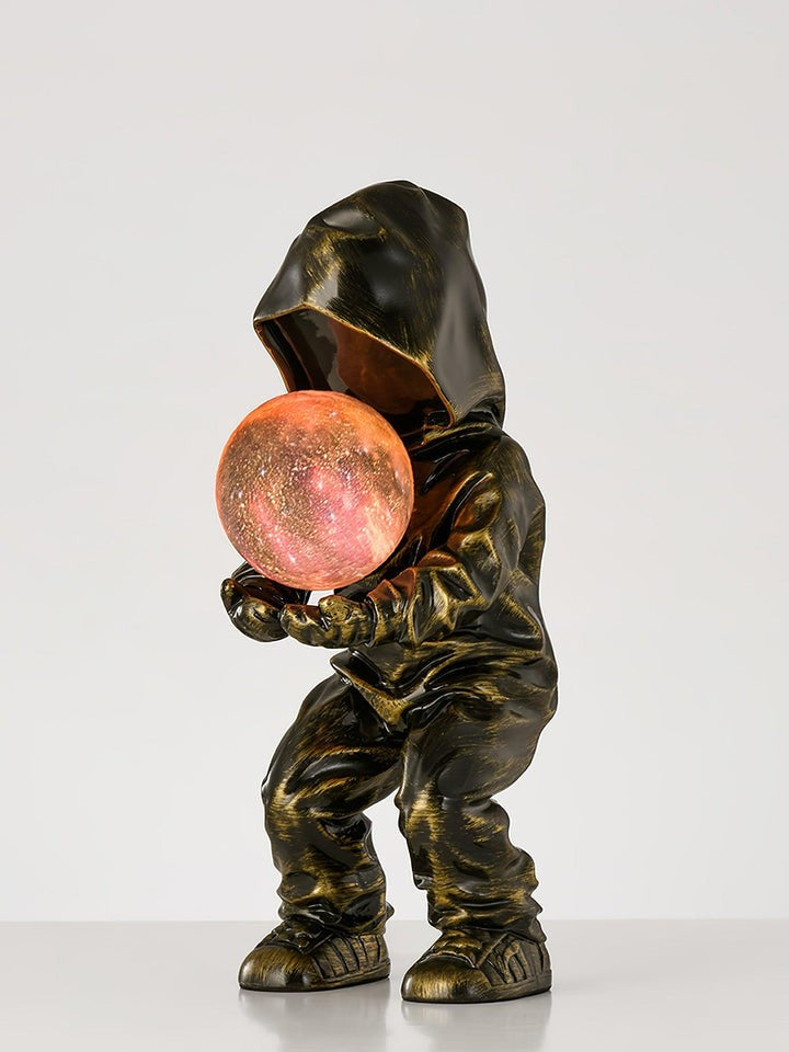 Modern Adjustable Table Lamp with LED & Edison Bulb