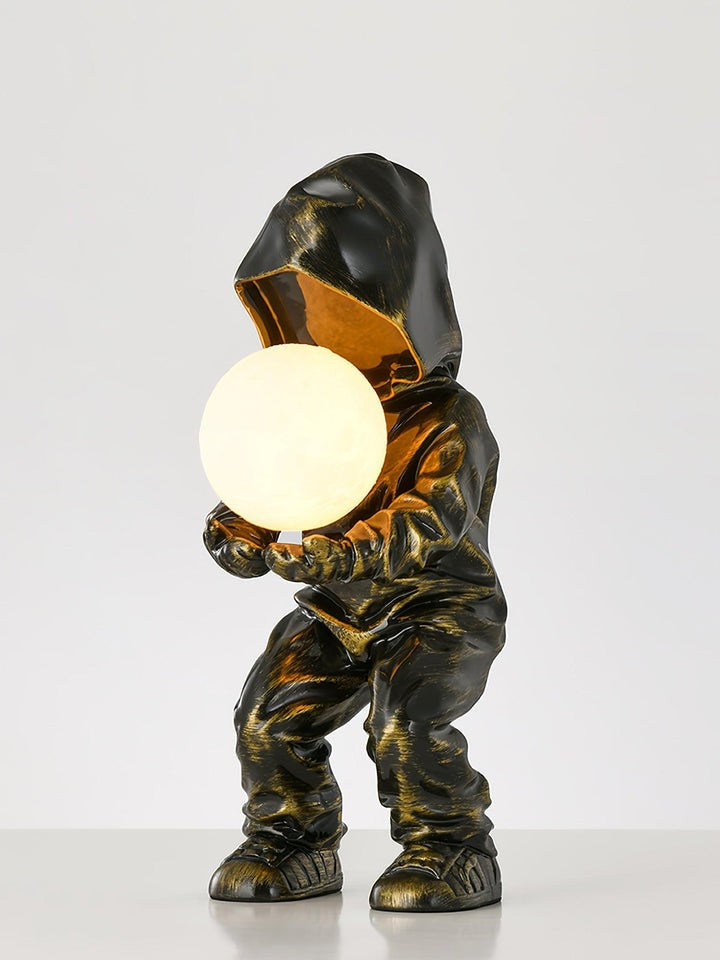 Modern Adjustable Table Lamp with LED & Edison Bulb