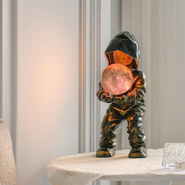 Modern Adjustable Table Lamp with LED & Edison Bulb