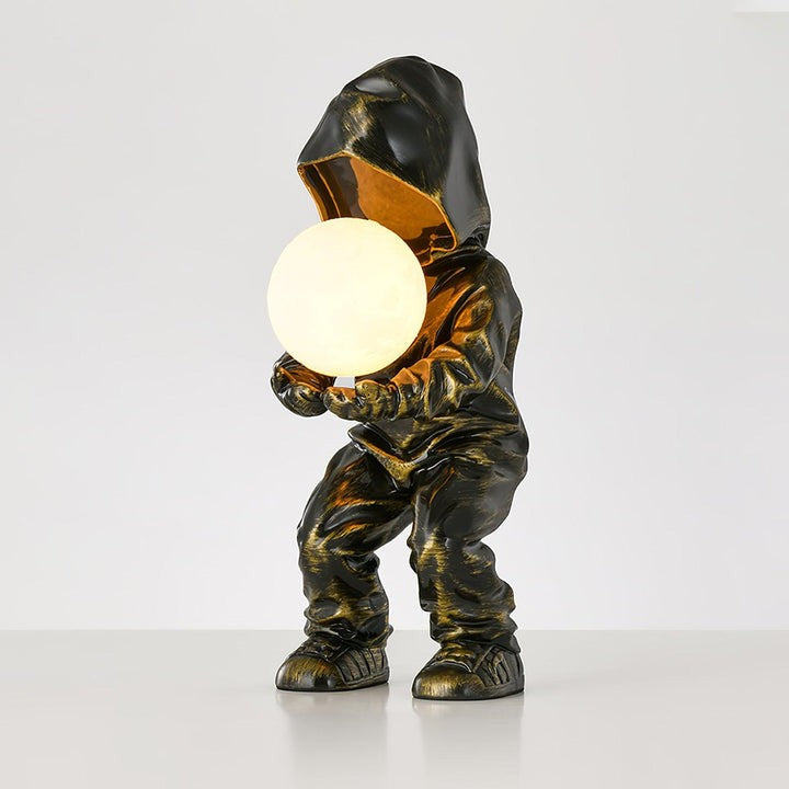 Modern Adjustable Table Lamp with LED & Edison Bulb