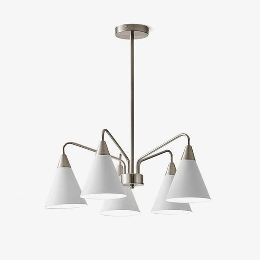 Modern Asymmetric Cone Shade Pendant Chandelier