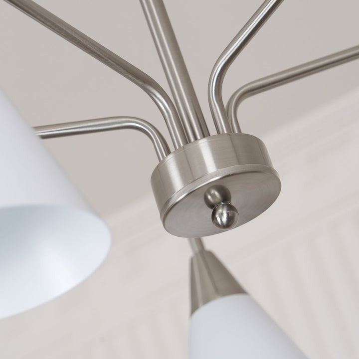 Modern Asymmetric Cone Shade Pendant Chandelier